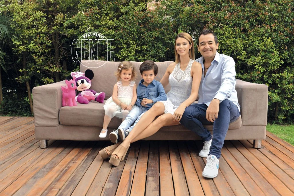 Vanina Escudero y su familia 