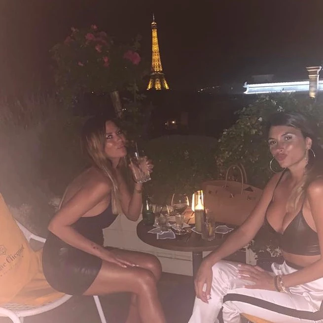 Agosto de 2019, París con Karina Jelinek.