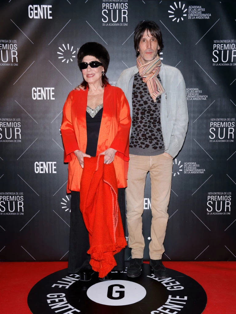 Graciela Borges y Juan Cruz Bordeu en los Premios Sur 2022