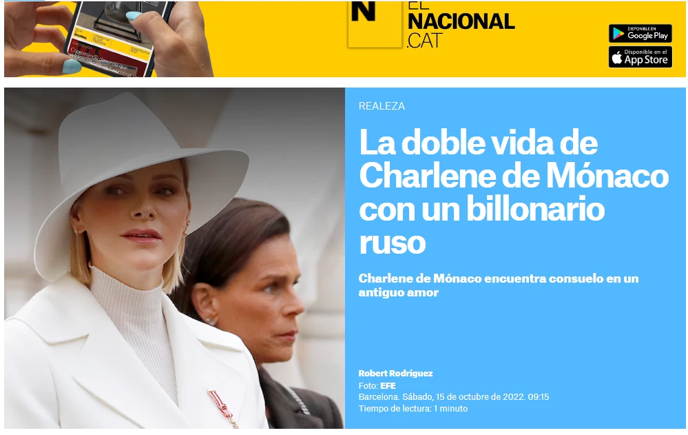 La portada del diario El Nacional. 