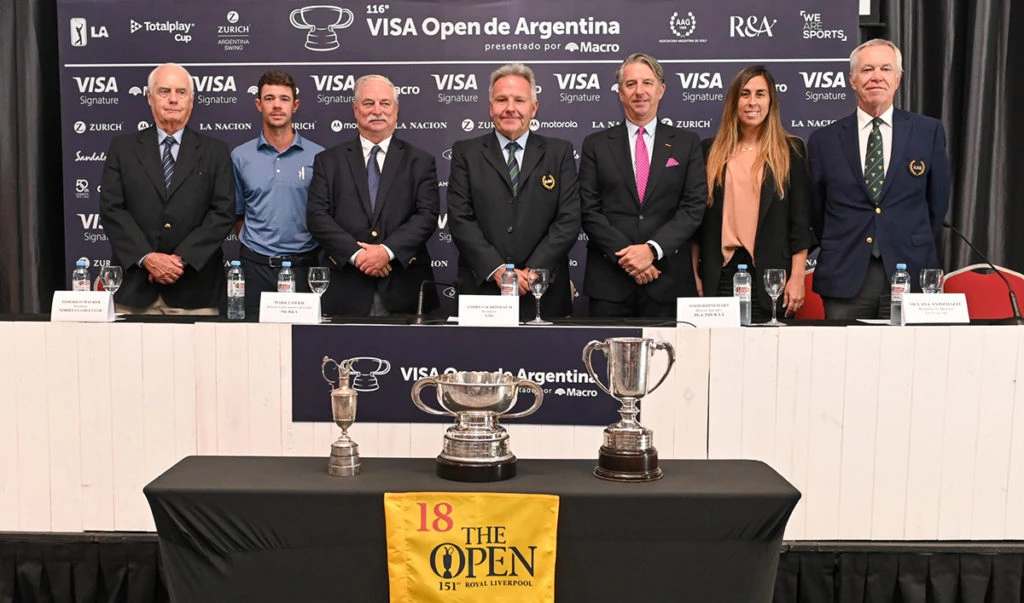 La conferencia de prensa del 116 Visa Open de Argentina