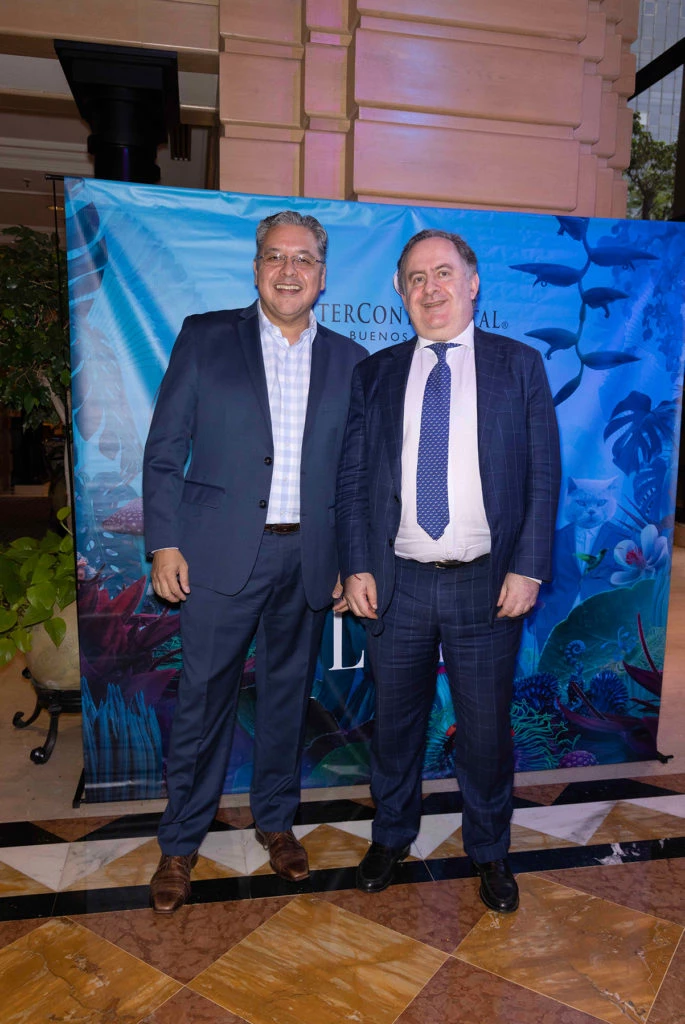 Ariel Blufstein, relacionista diplomático, junto a Claudio Rozencwaig, Subsecretario de Política Exterior de la República Argentina