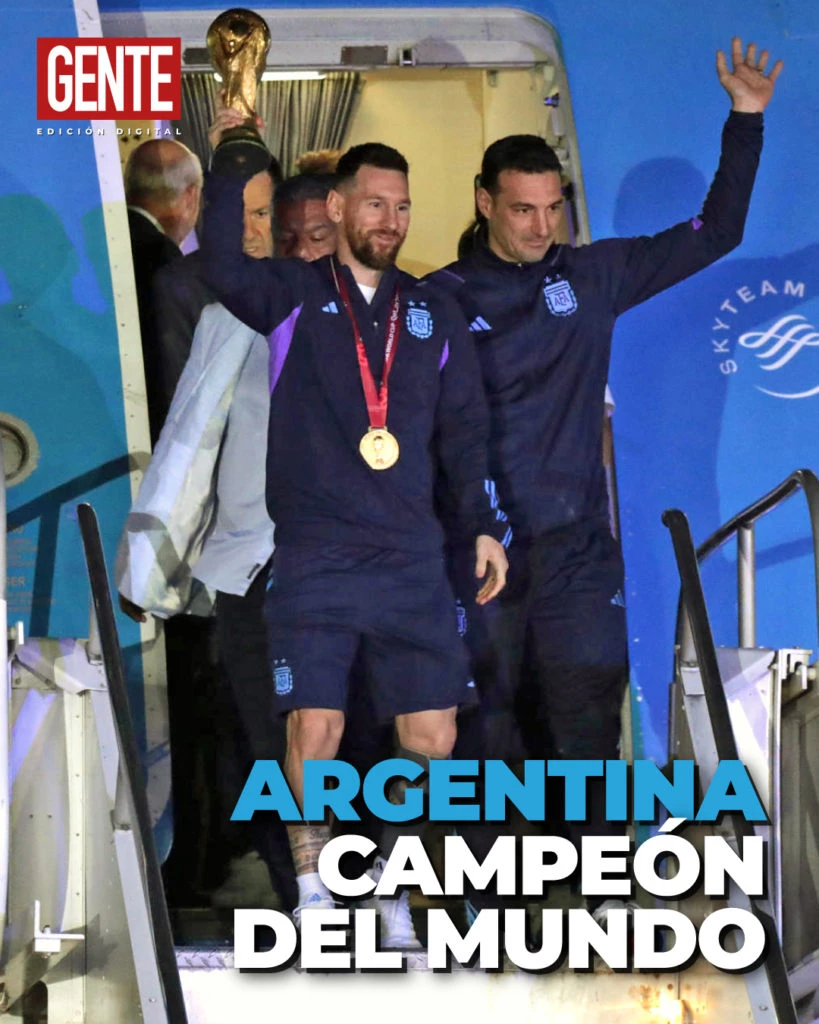 Tapa digital de GENTE, Argentina campeón mundial