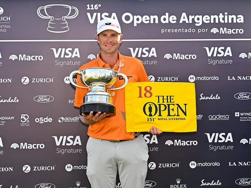 Zach Fischer ganador del 116 VISA Open de Argentina