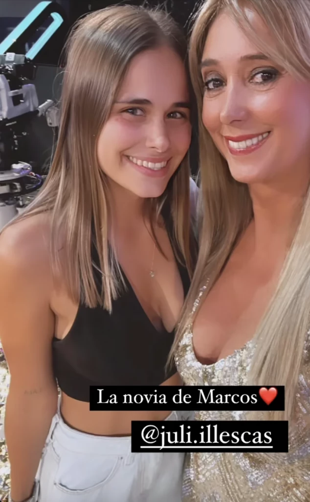 Marisa Brel publicó una foto junto a Julieta, quien se presentó como novia de Marcos en la gala final de Gran Hermano.