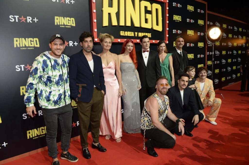 El elenco de 'Ringo, Gloria y Muerte', en la avant premiere en el Luna Park