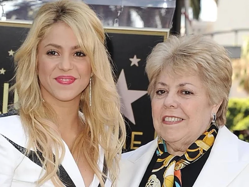 Shakira junto a su madre Carmen Ripoll