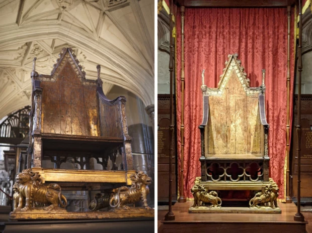 Coronación Carlos III: la historia del sillón de 7 siglos y las  patrimoniales sillas que forman parte de la tradición real – GENTE Online