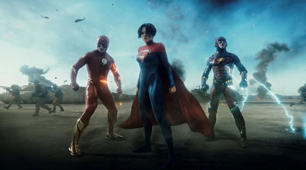 Poster de Flash. el film protagonizado por Ezra Miller.