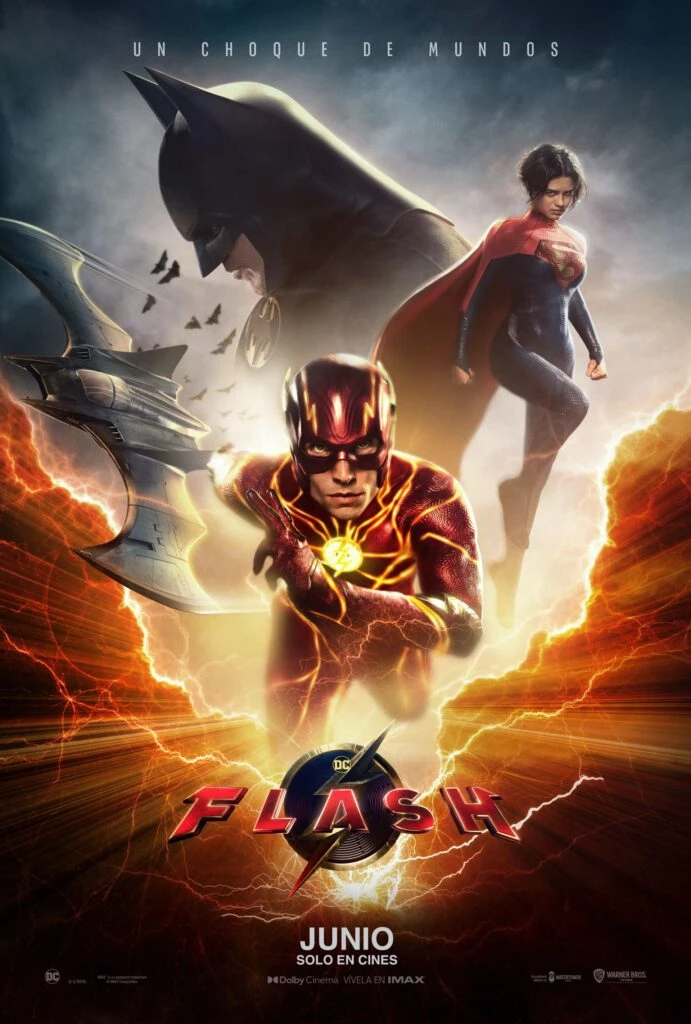 Poster de Flash, protagonizada por Ezra Miller