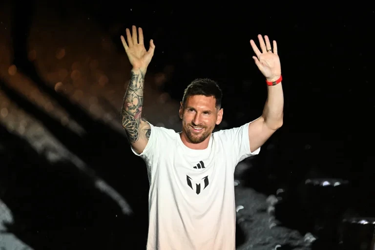 Lionel Messi agradeció por el recibimiento y prometió intentar cumplir todos los objetivos del Inter Miami. Foto archivo. 