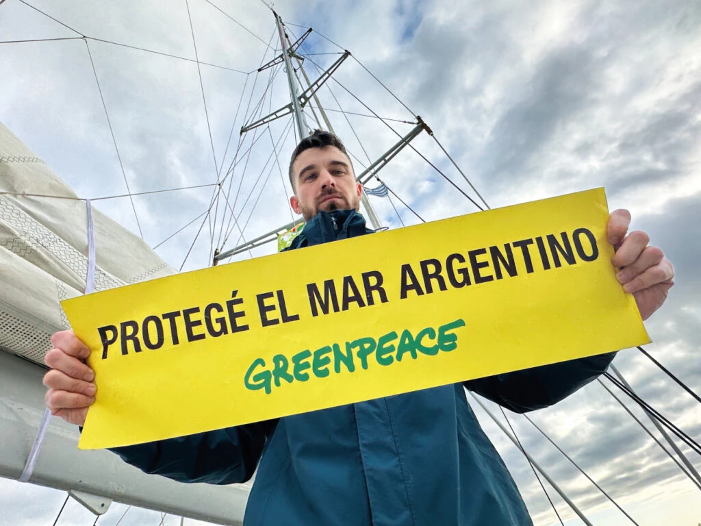 La travesía de GENTE a bordo del velero de Greenpeace, en defensa del Mar Argentino