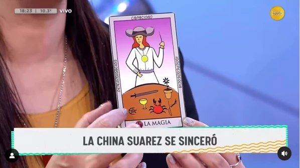 La carta de la China Suárez.