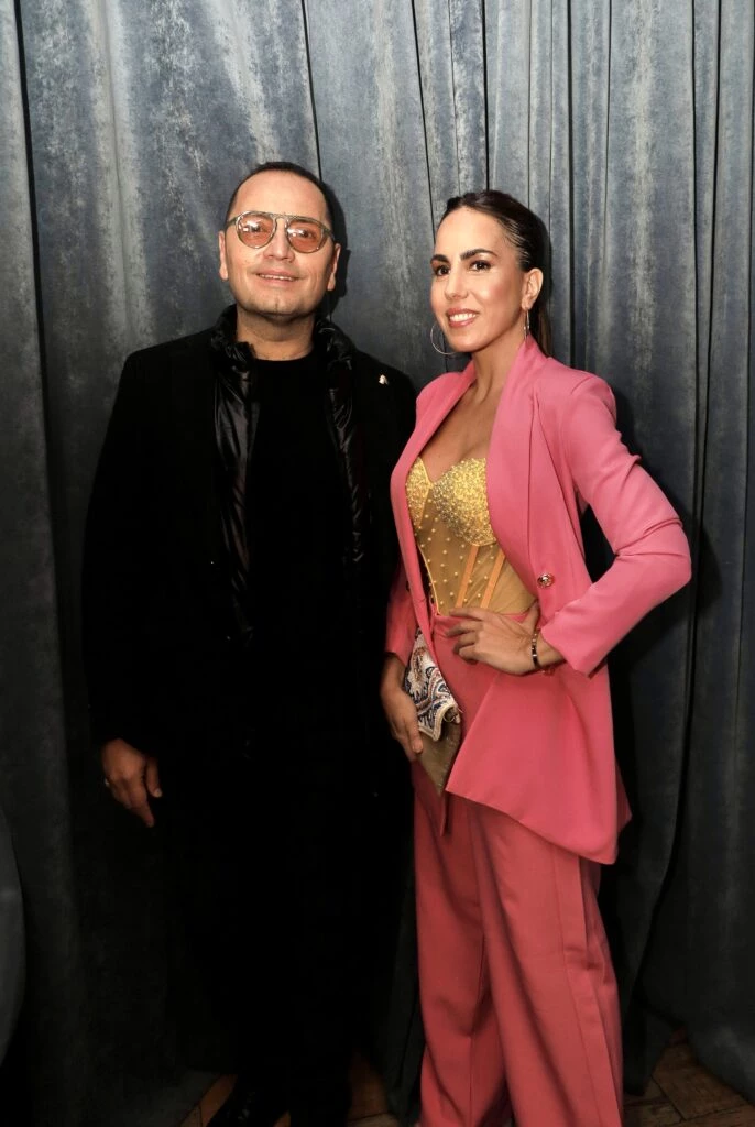 Fabián Medina Flores y Fernanda Merdeni.