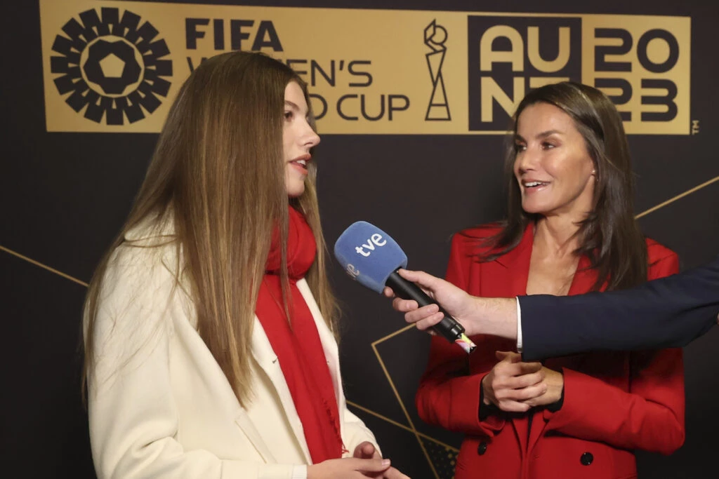 Infanta Sofía en la final del Mundial de Fútbol femenino 2023