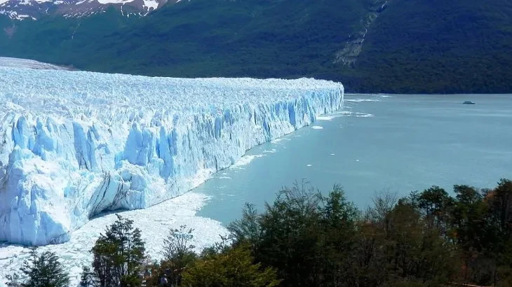 El Glaciar Perito Moreno, en el sur de Argentina.