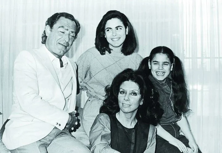 Una foto vintage de la familia Calabró.