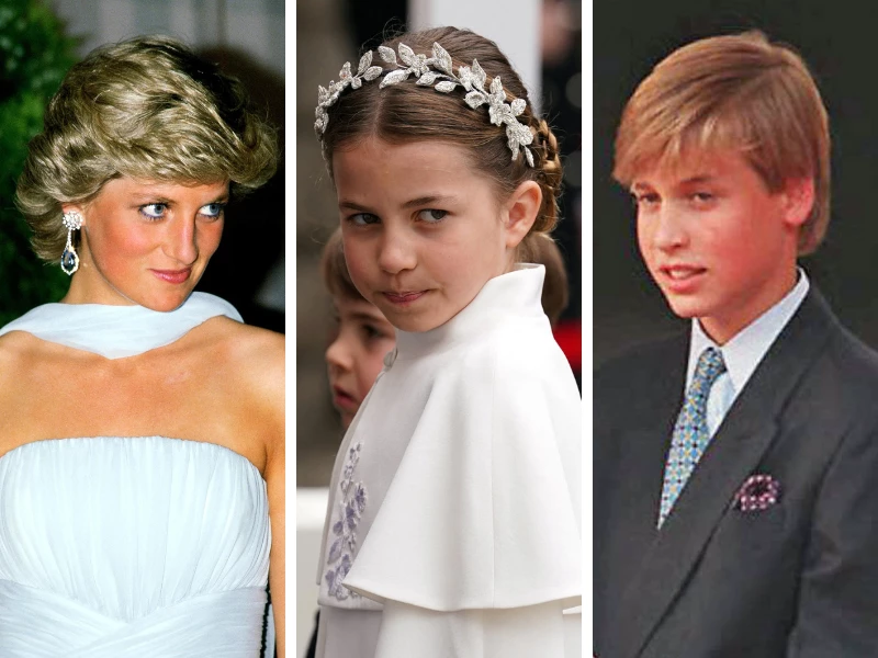 La impresionante similitud de la princesa Charlotte con el principe William y la teoría de reencarnación de Lady Di